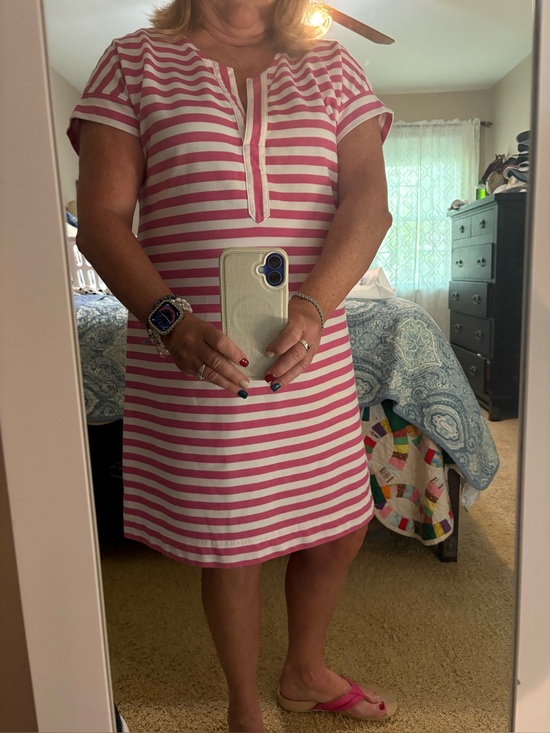 Vineyard Vines Dresses & Skirts - Pink and White Striped Tunic Dress
